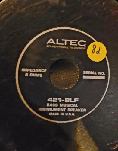 Vintage altec lansing - altec, 8lf